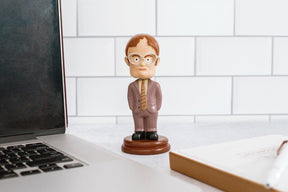 The Office Dwight Schrute Bobblehead Collectible Figure | Stands 5.5 Inches Tall