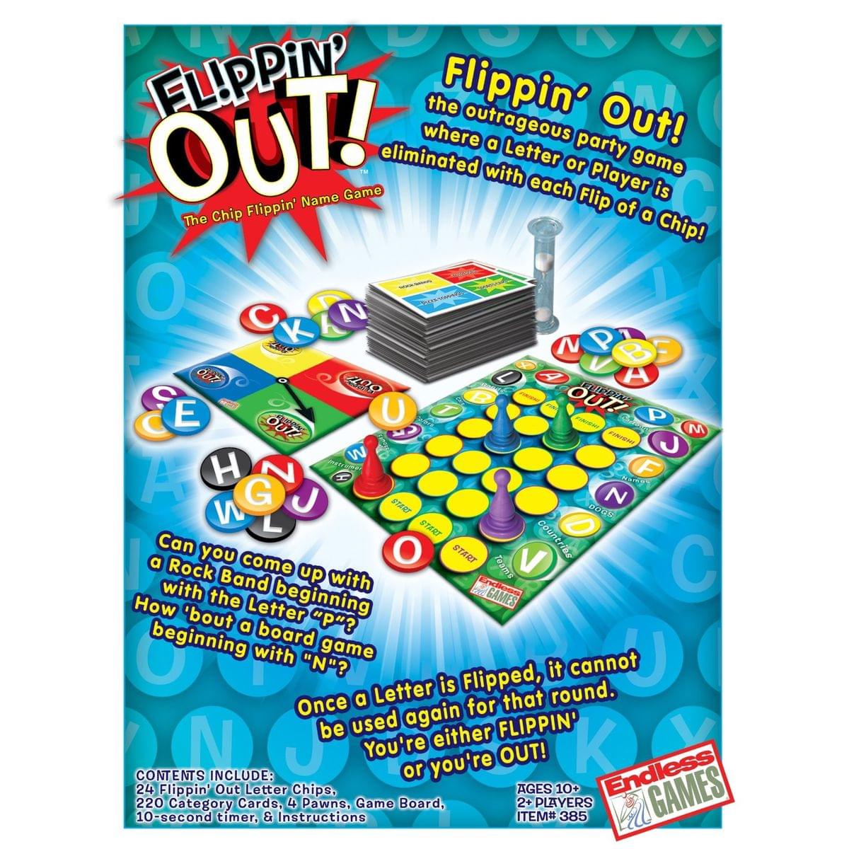 Flippin' Out Party Game