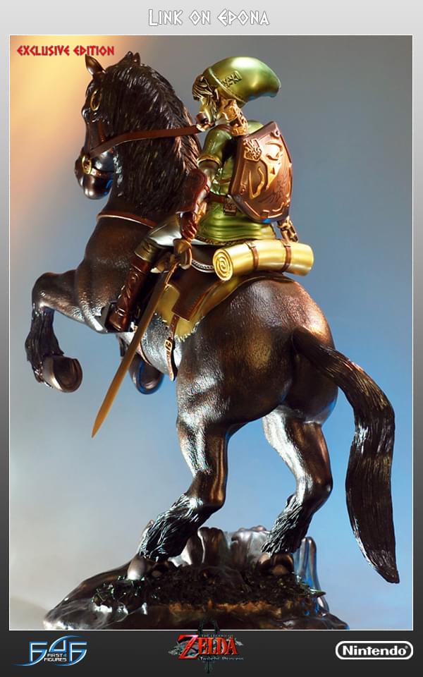 Zelda Link On Epona Exclusive Statue