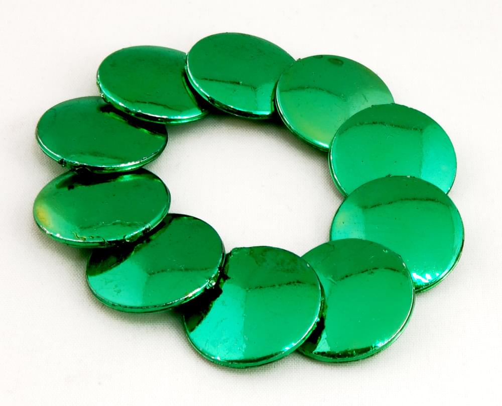 Luck 'O The Irish Green Discs Bead Bracelet