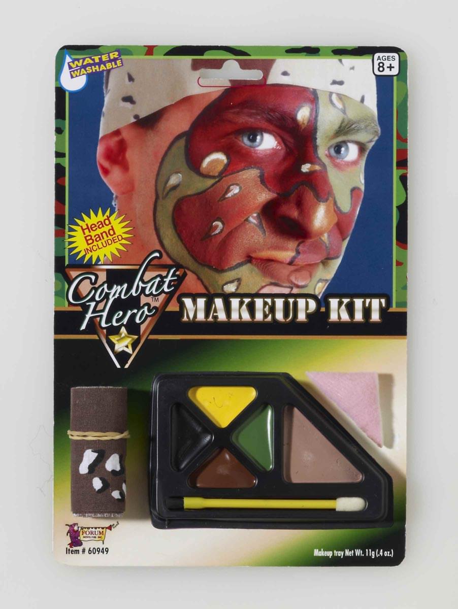 Soldier Camouflage Combat Costume Make Up Kit