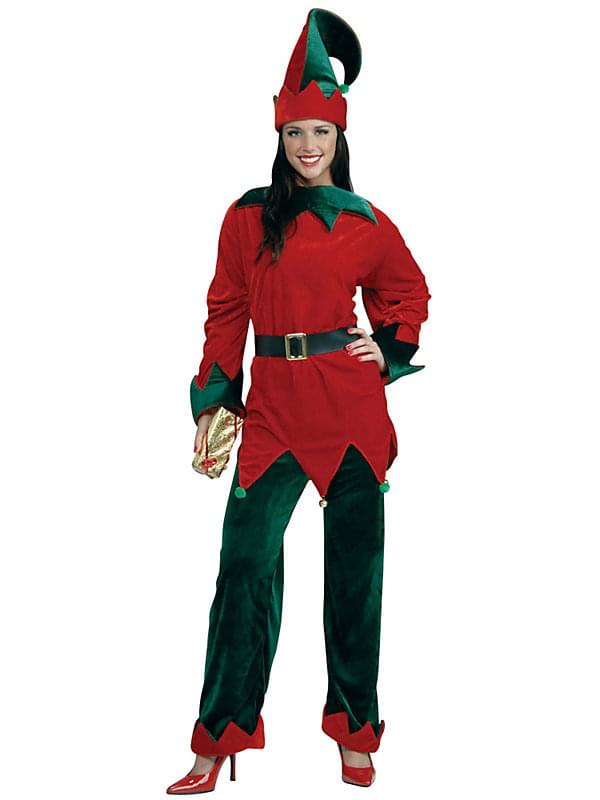 Deluxe Santa Helper Elf Costume Adult