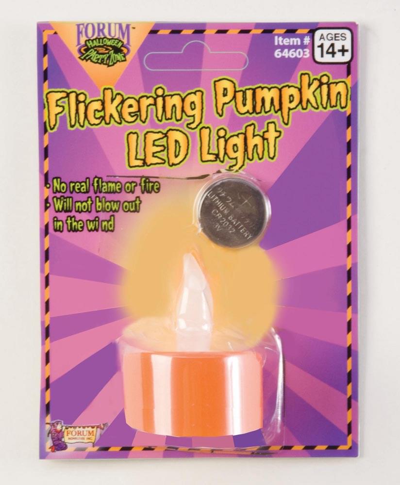 Flickering Pumpkin Tea Light