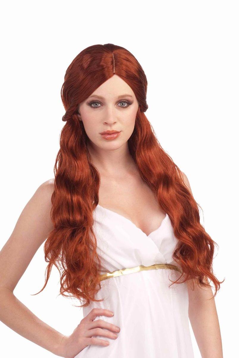 Auburn Venus Adult Costume Wig