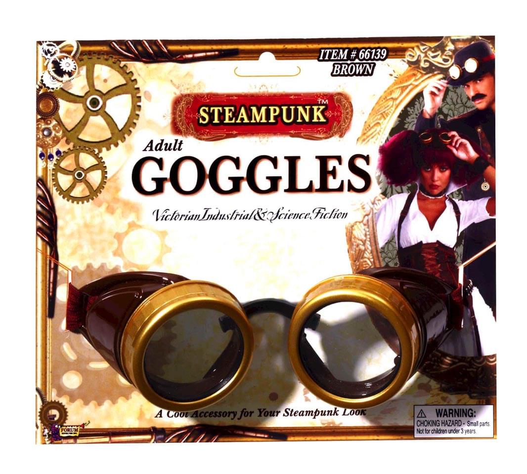 Steampunk Goggles Adult Costume Accessory