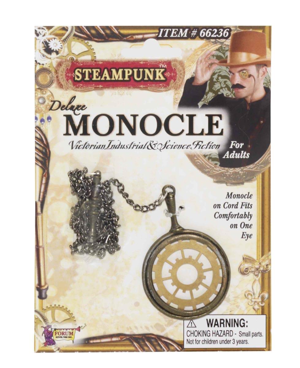 Steampunk Deluxe Monocle Eyewear Adult Costume Accessory