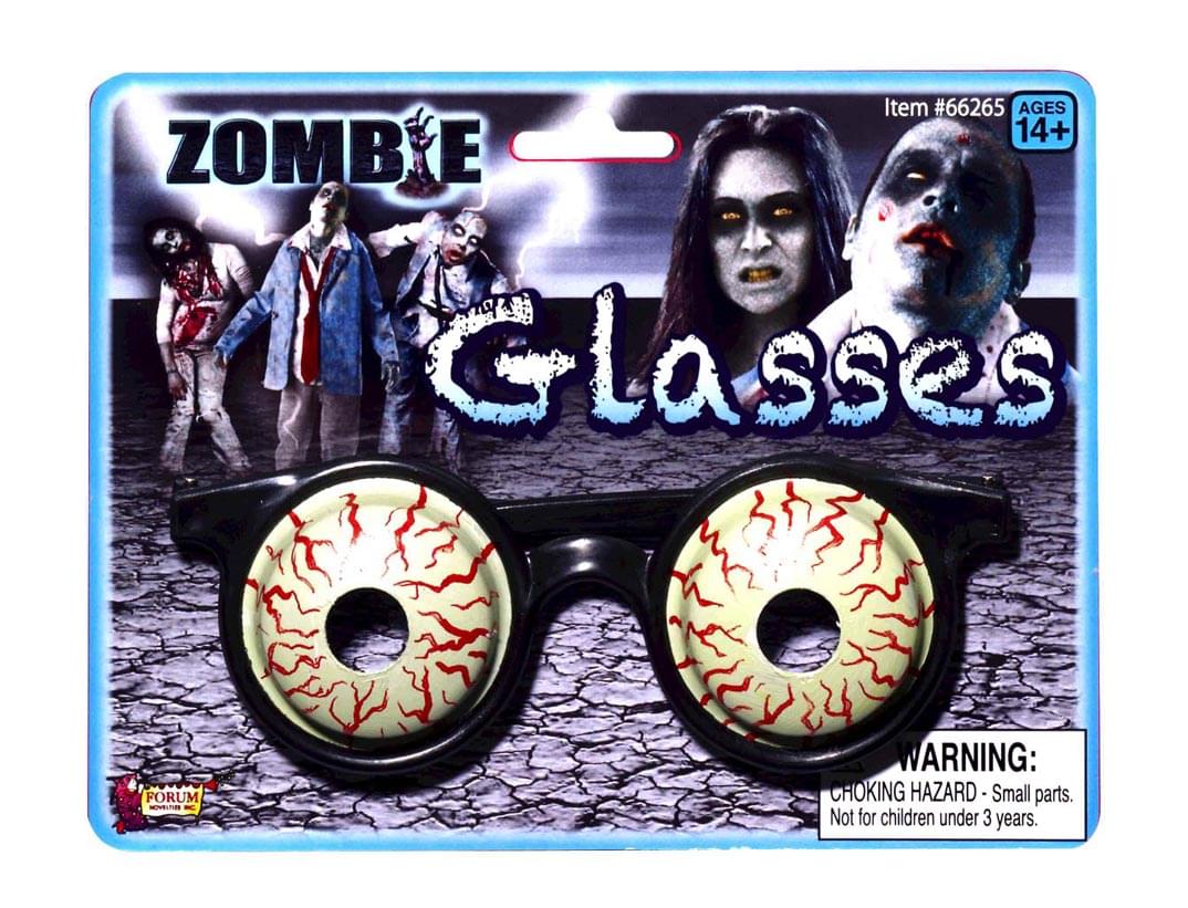 Zombie 3-D Glasses Costume Eyewear Accessory