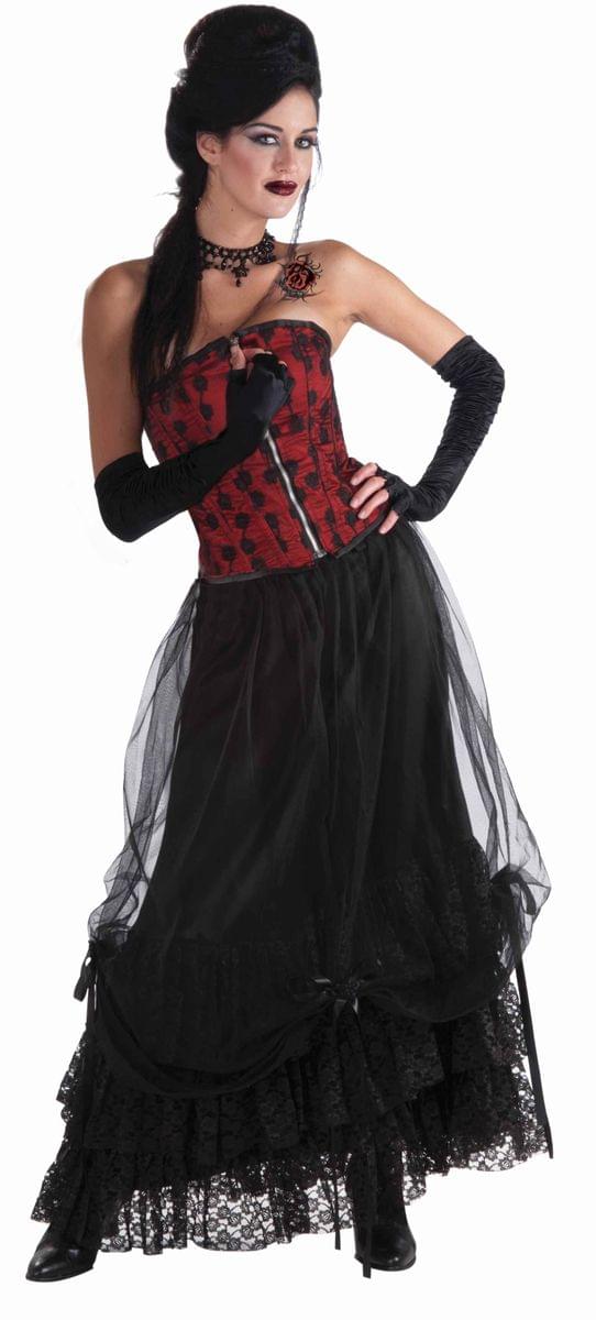 Midnight Gathering Black Costume Skirt One Size Fits Most