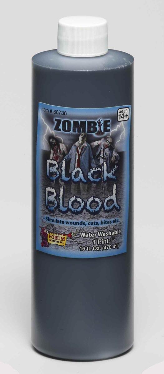 Zombie Black Blood Costume Makeup Accessory