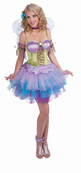 Spring Daydream Fairy Dress Costume w/Armbands Adult