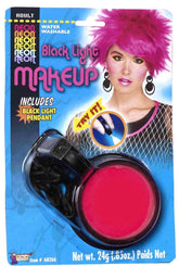 80's Punk Neon Pink Costume Makeup
