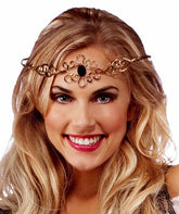 Medieval Princess Gold Circlet Crown Adult Costume Head Ornament