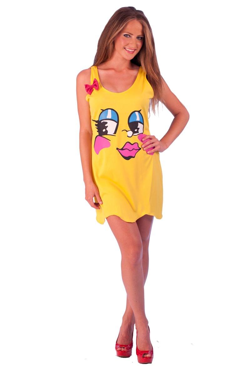 Ms. Pac-Man Character Teen Tank Dress