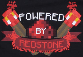 Minecraft Powered By Redstone Adult Premium T-Shirt