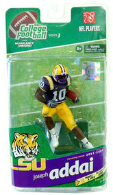 LSU McFarlane College Football Figure: Joseph Addai (Purple Jersey Variant)