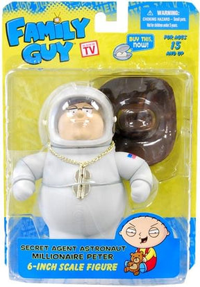 Family Guy Series 2 Action Figure| Secret Agent Astronaut Millionaire Peter