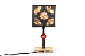 Minecraft Glowstone 14 Inch Corded Desk LED Bedside Night Light Lamp for Gamers
