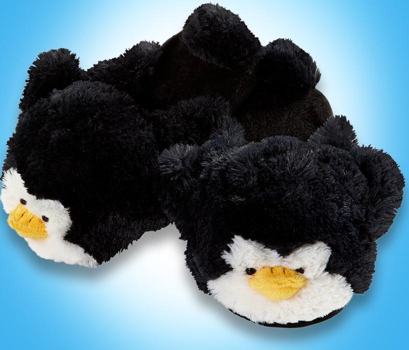 My Pillow Pets Penguin Slippers Small