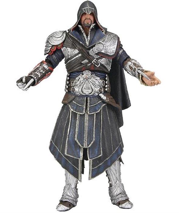 Assassins Creed Brotherhood 7" Action Figure Ezio Onyx Costume Hooded