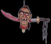 Pirate Rattle Head Animated Prop