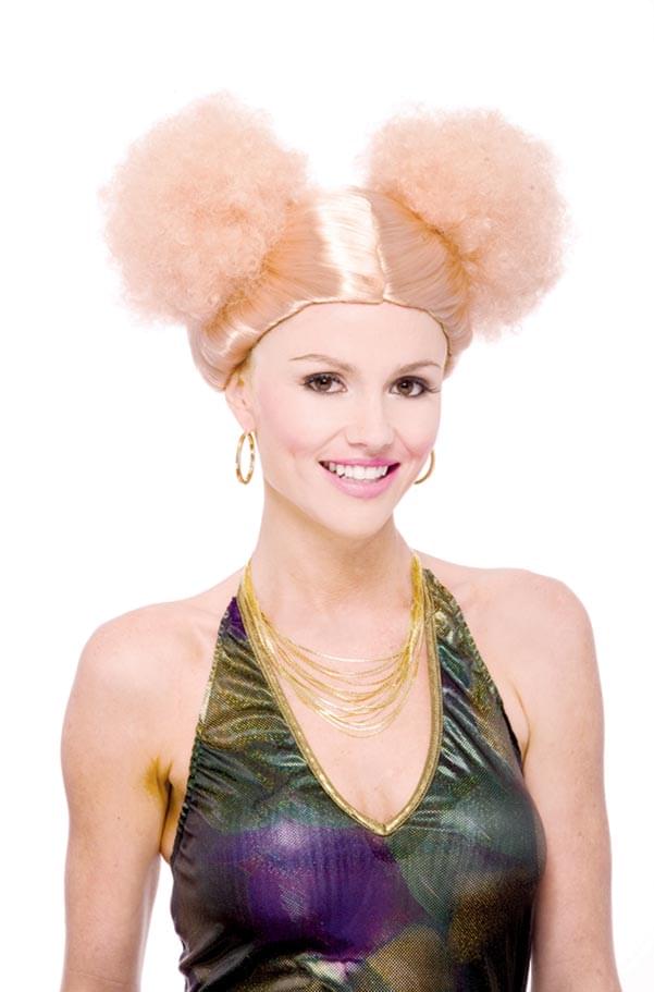 Sweetie Poof Blonde Adult Costume Wig
