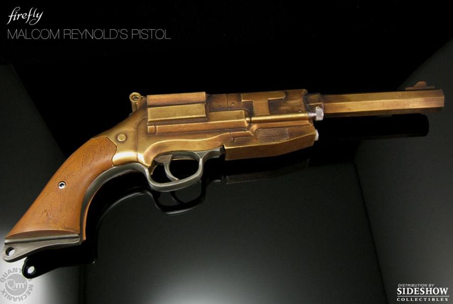 Firefly Mal Reynolds' Metal Plated Pistol Prop Replica