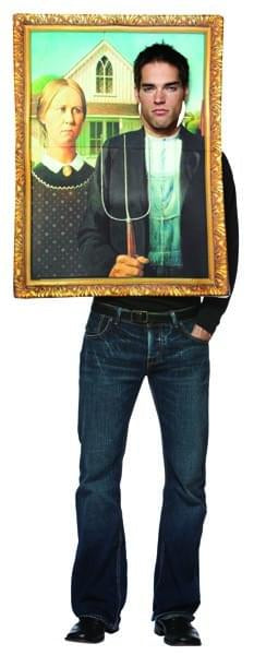 American Gothic Painter Artist Picture Frame Costume Adult