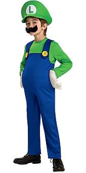 Super Mario Bros Deluxe Luigi Costume Toddler