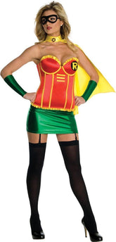 Justice League Sexy Robin Corset Costume Adult