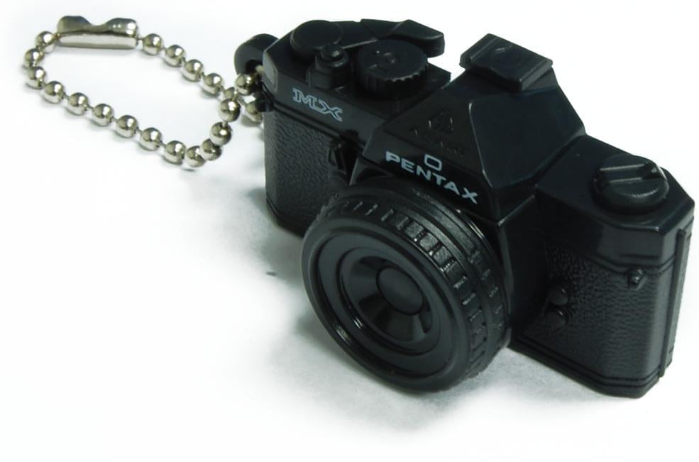 Pentax Capsule Mini Camera Keychain MX Black Camera