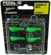 Pedal Id 1:9 Scale Bicycle: Saddle Set: Green
